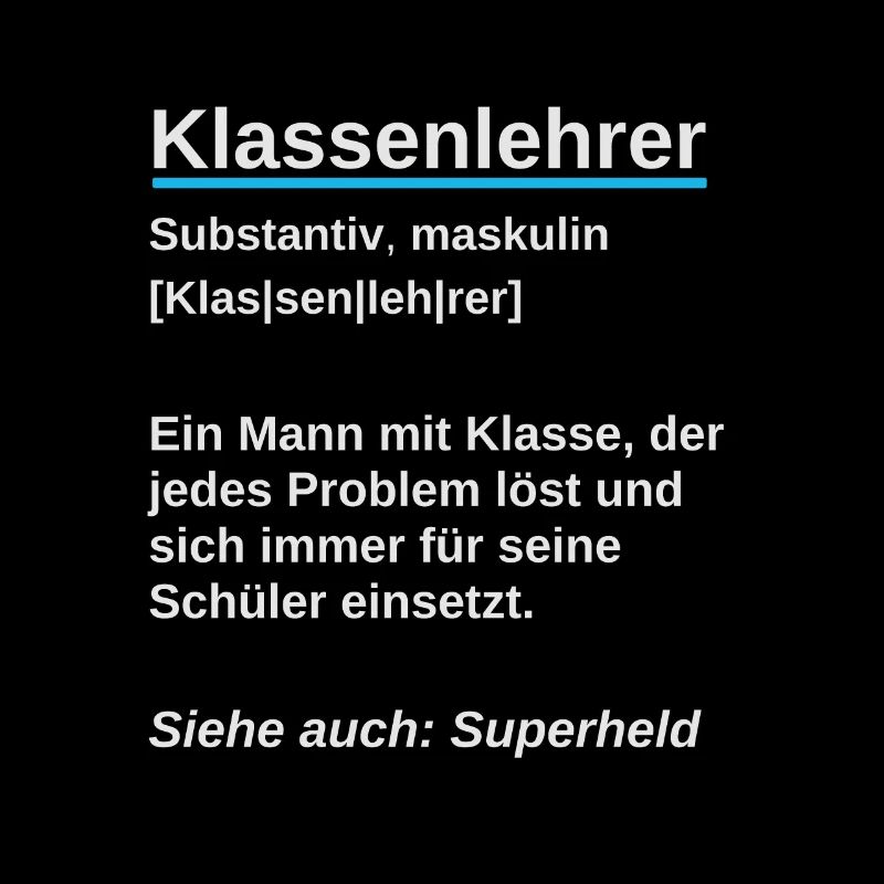 Klassenlehrer Geschenk Abschied Lehrer Wörterbuch