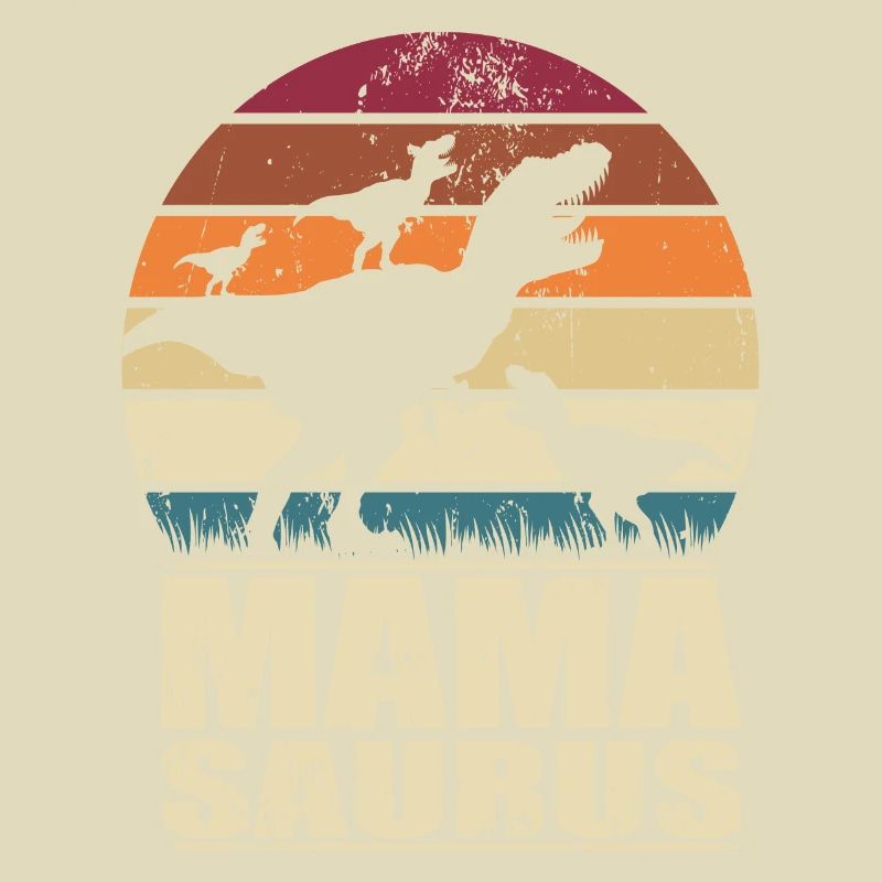 Mamasaurus Rex Dinosaurier Mutter Dino Drillinge