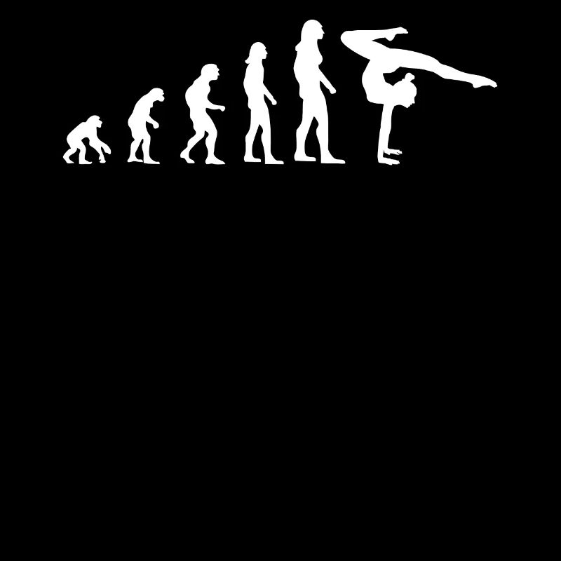 Gymnastin Gymnastik Evolution Geschenk Damen
