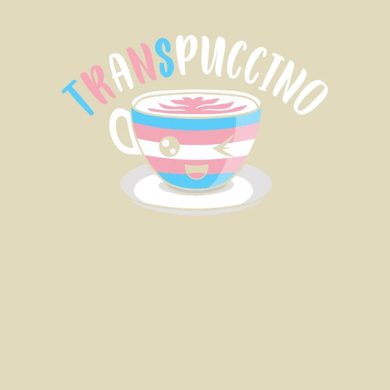 Cappuccino Trans Drapeau Trans Café