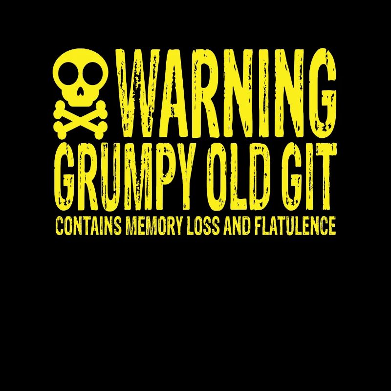 Warning Grumpy Old Git
