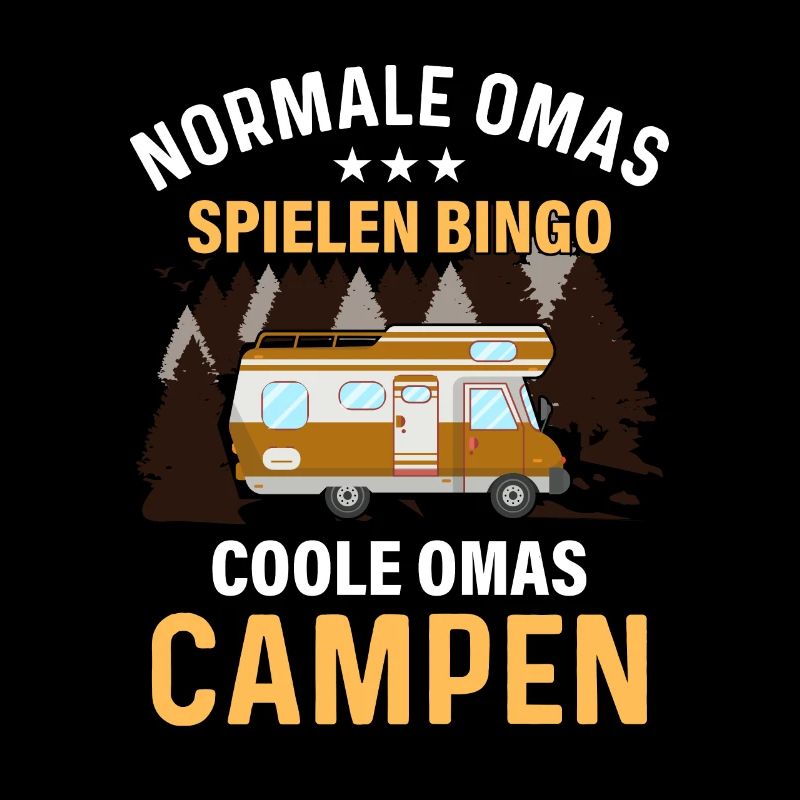 Oma Wohnmobil Wohnwagen Camping Geschenk