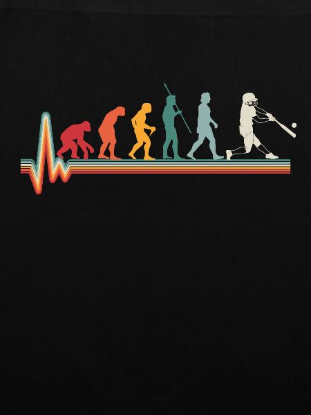 Evolution Herzschlag Baseball Softball Geschenk