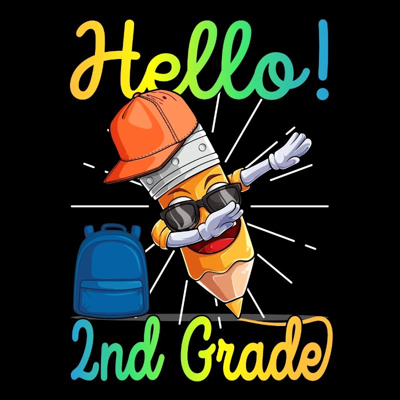 2nd Grade Second Grader Elementary School Pencil
