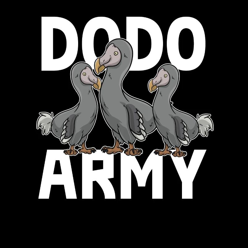 Dodo Army Extinct Flightless Bird Lovers