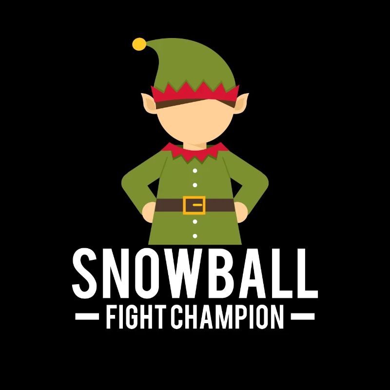 Onze Lutins de Noël bataille de boules de neige