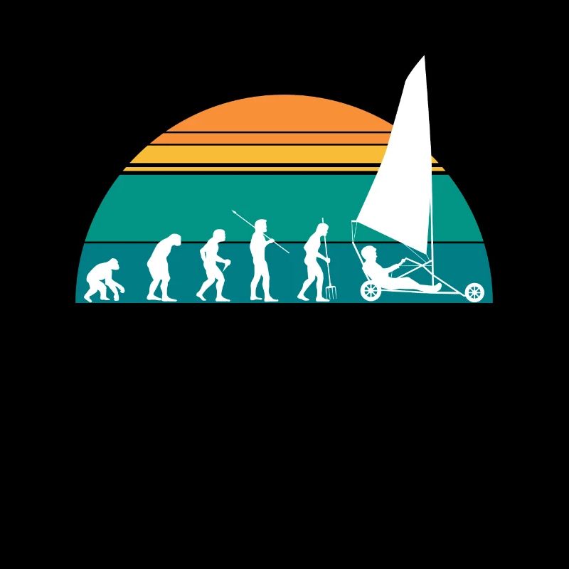 Vintage Retro Evolution Beach Sailor