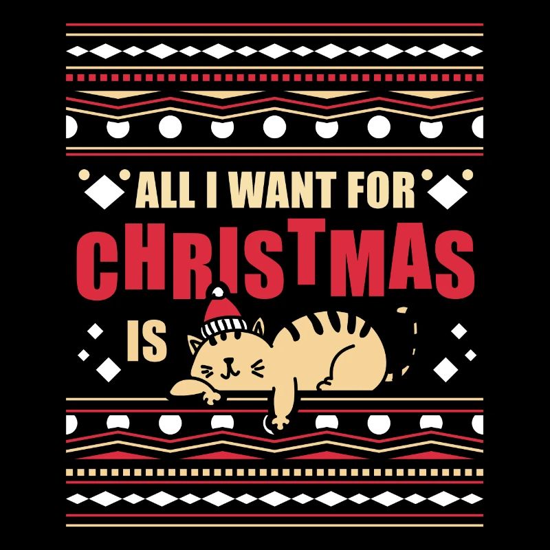 Tout ce que je veux pour Noël, c’est un pull moche pour chat