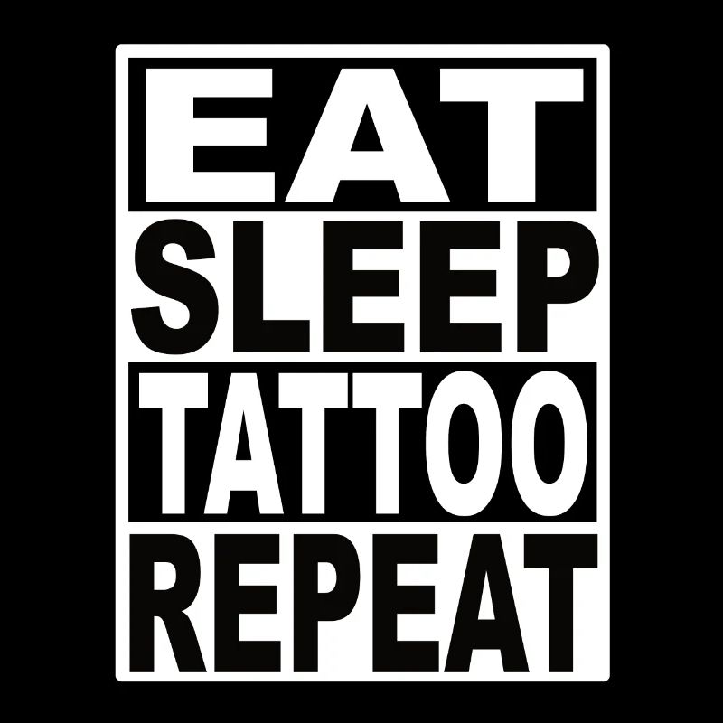 Manger le tatouage de sommeil Répéter