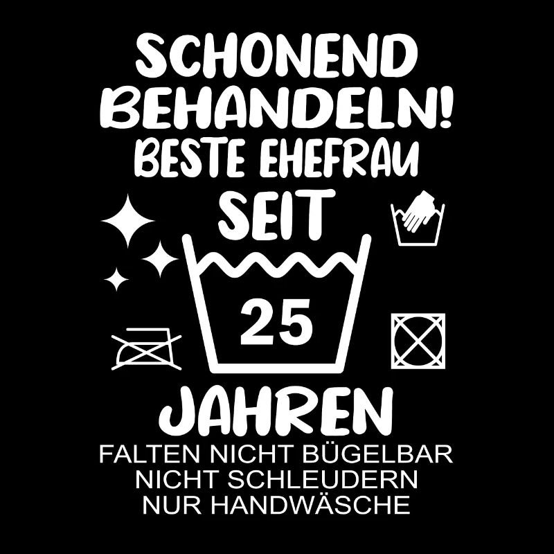 Silberne Hochzeit Ehefrau 25 Hochzeitstag
