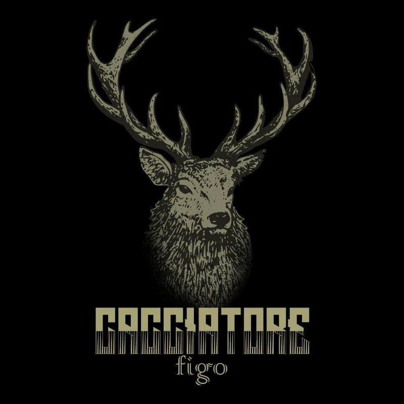 cacciatore figo caccia con cervo