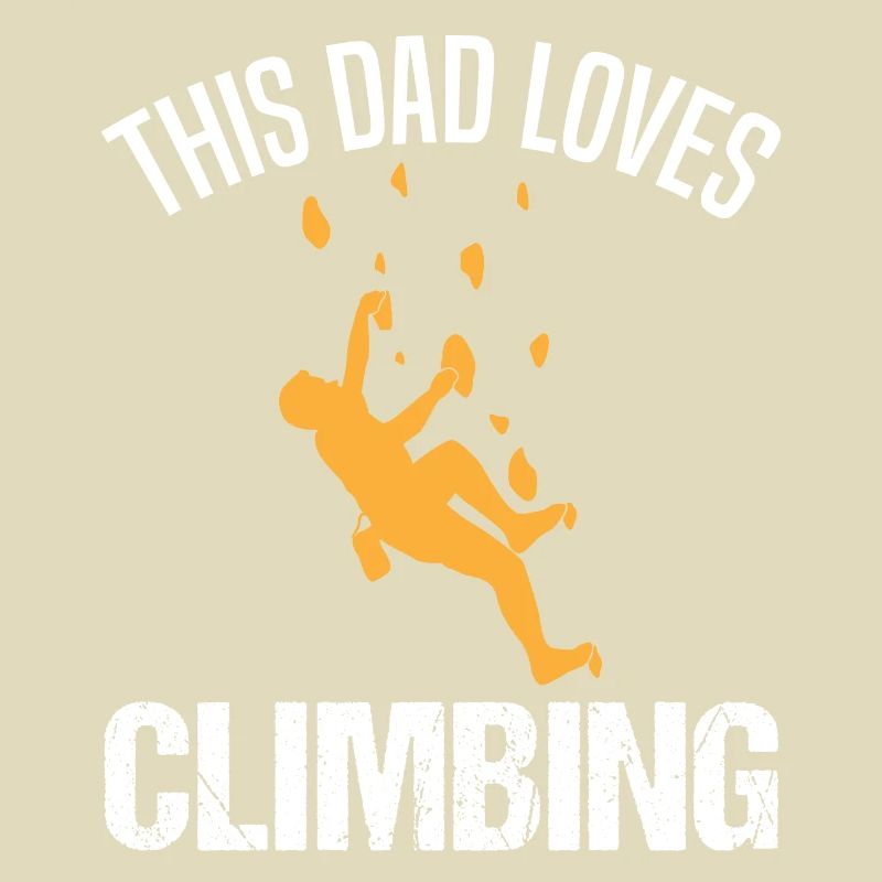 Climber Papa Saying Climbing Wall Gift