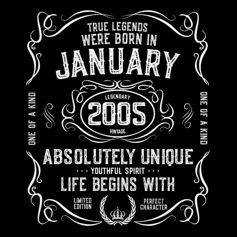 17 Jahre January Januar 2005