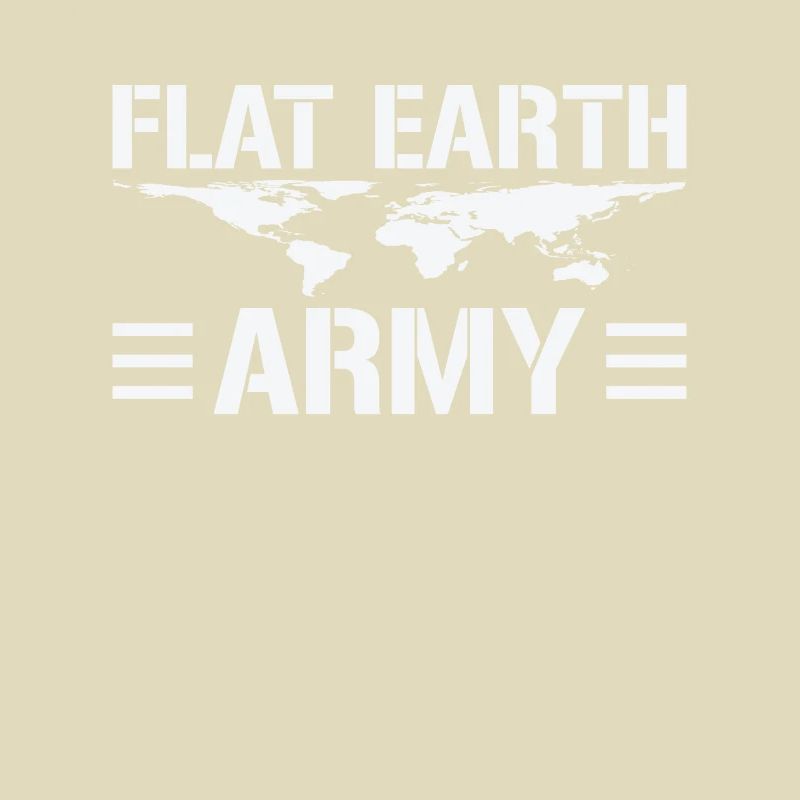 Flache Erde – Armee-Statement