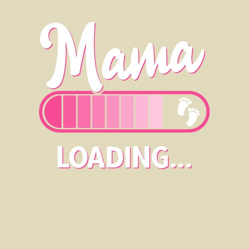 Werdende Mama Loading Schwangerschaft Mutter