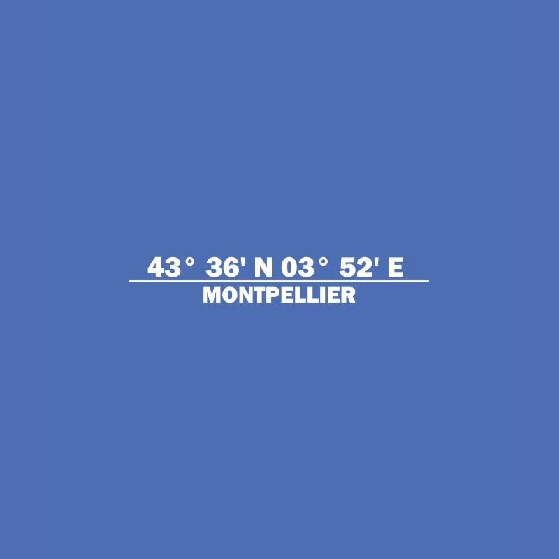 Montpellier Coordinates