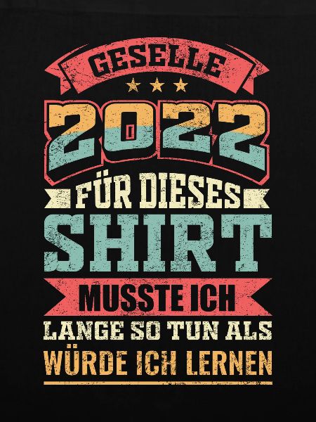 Geselle Abschlussprüfung Retro Geschenk