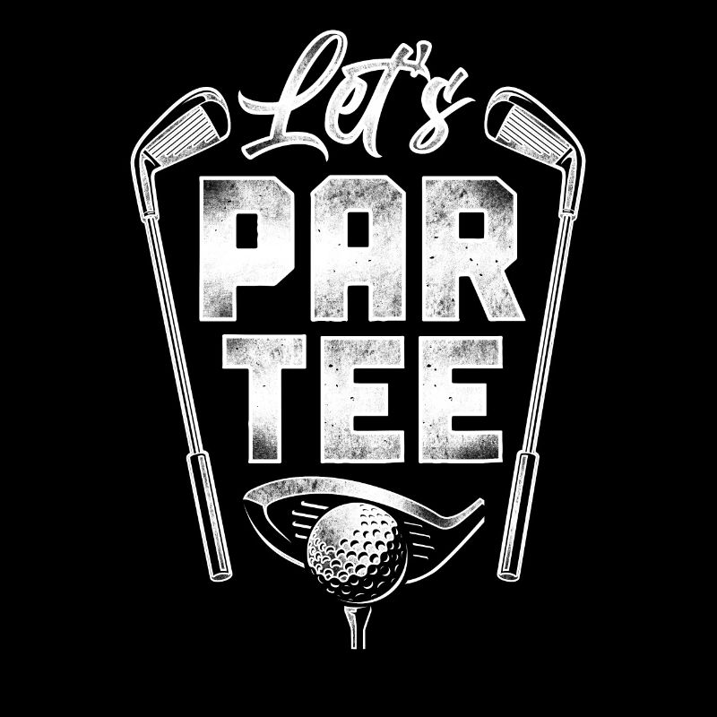 Golf Pun Vintage Let'S Par-Tee