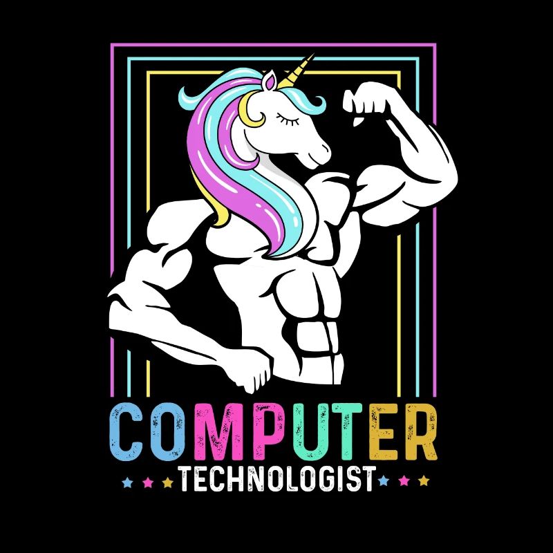 Computer Technologist Gift Radiologist Unicorn