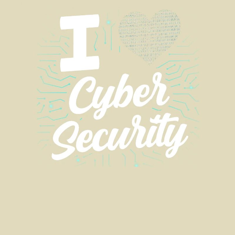 Ich Liebe Cybersecurity Hack IT Sicherheit Hacker