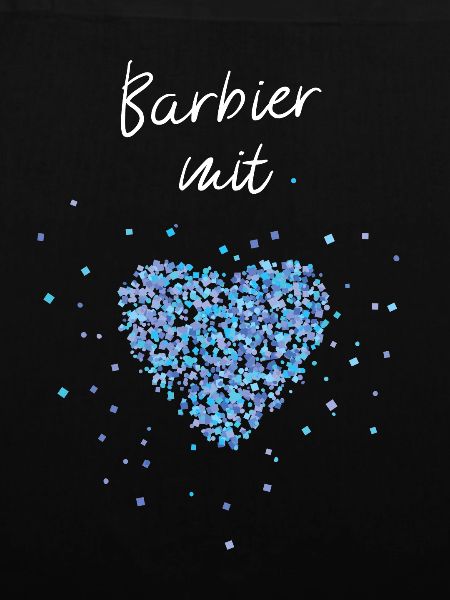 Barbier Mit Herz Vollbart Bartträger