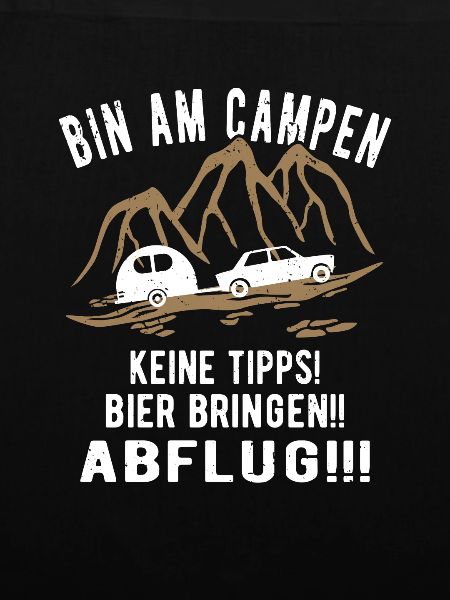 Bin am Campen Wohnwagen