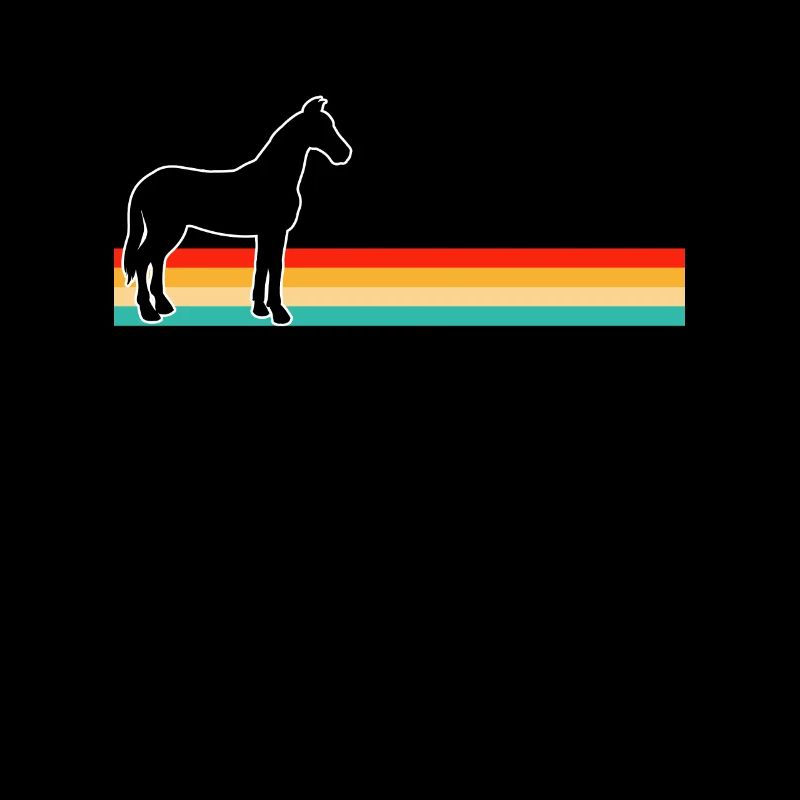 Pferd Retro