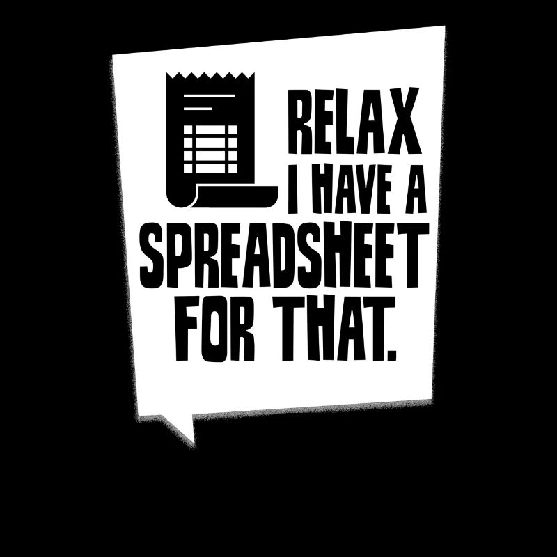 Entspannen Dich Habe Ein Spreadsheet Tabelle