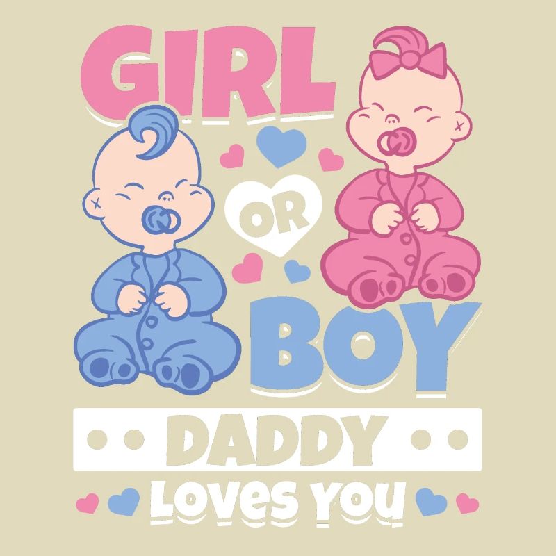 Mädchen oder Junge Papa liebt dich Neugeborenes