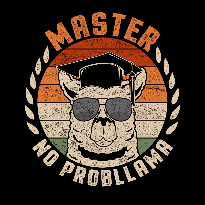 Vintage Master No Probllama Pour Master Diplômé