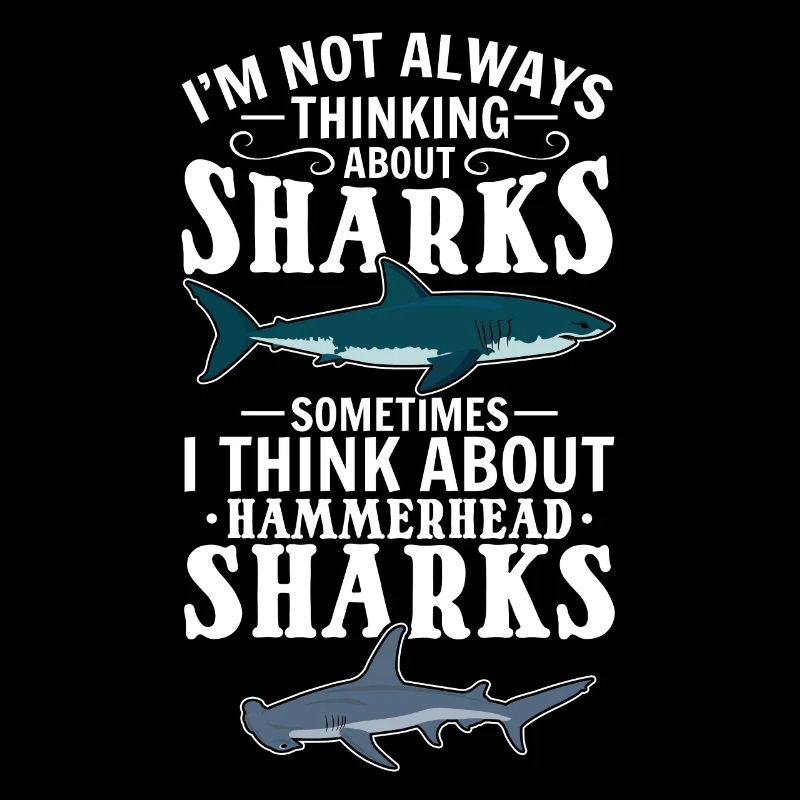 Requins-marteaux Je ne pense pas toujours aux requins