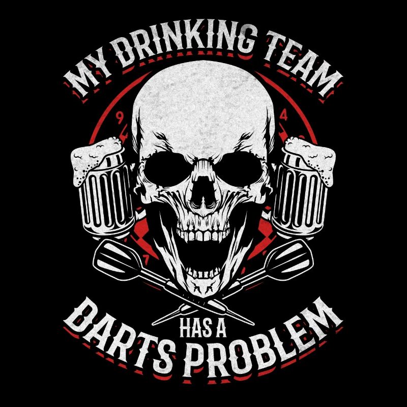My drinking team has a darts problem darts player