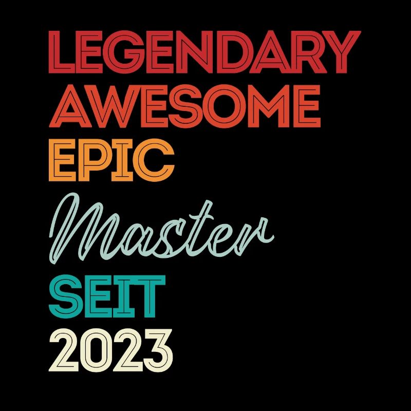 Master 2023 Abschluss Geschenk Studium Absolvent