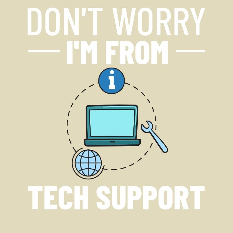 Tech Support IT Technischer Hilfe Helpdesk