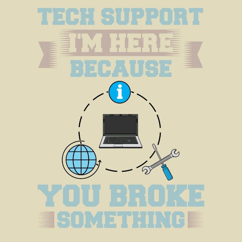 Tech Support IT Technischer Hilfe Helpdesk