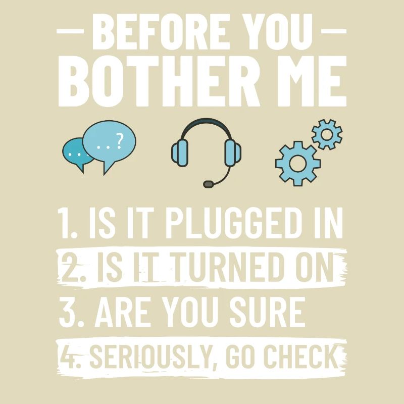 Tech Support IT Technischer Hilfe Helpdesk