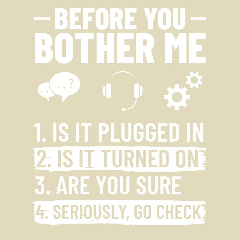 Tech Support IT Technischer Hilfe Helpdesk