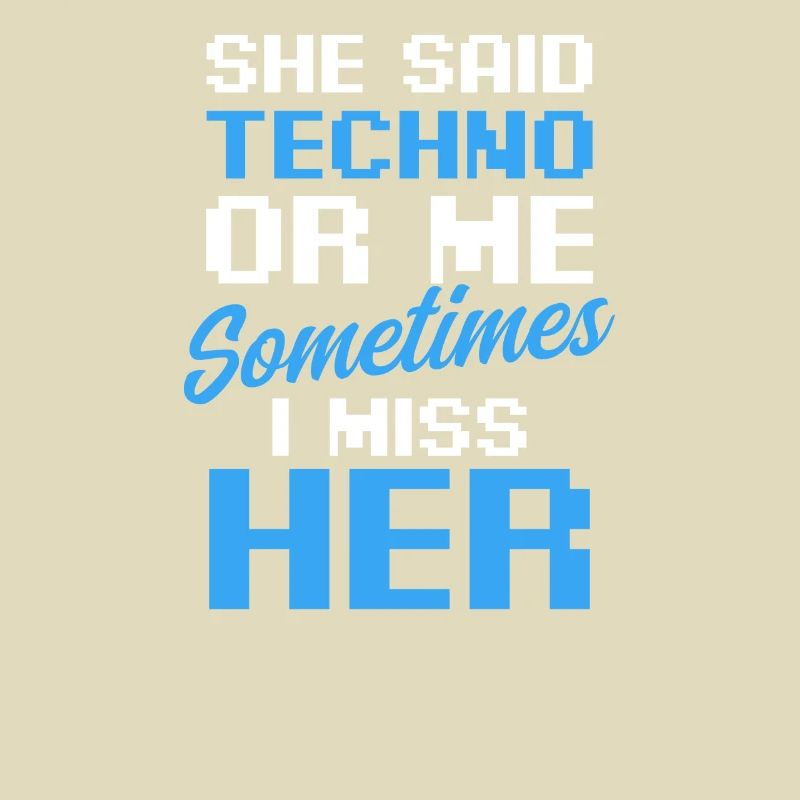 EDM Rave Techno sagte Techno oder ich manchmal vermissen