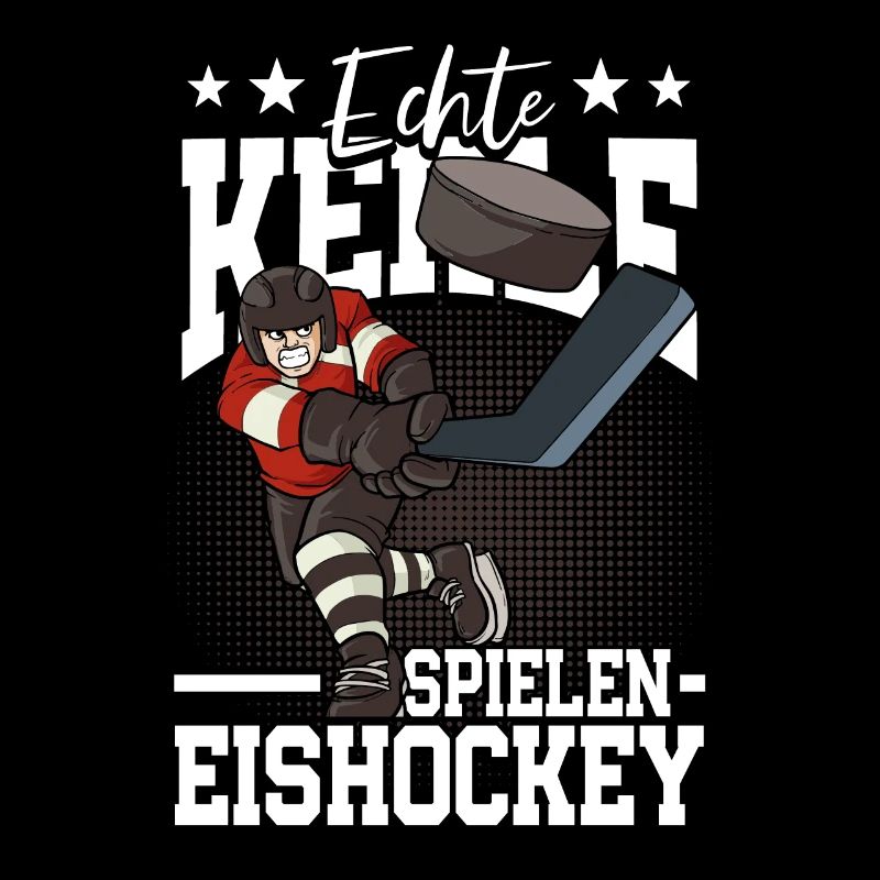 Echte Kerle spielen Eishockey