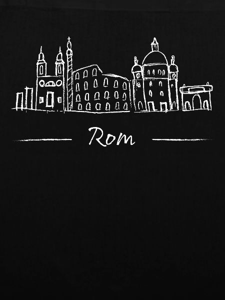 Rom Skyline Silhouette Städtetrip Italia