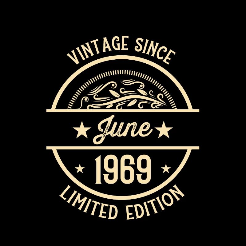 Geburtstag Vintage seit Juni 1969