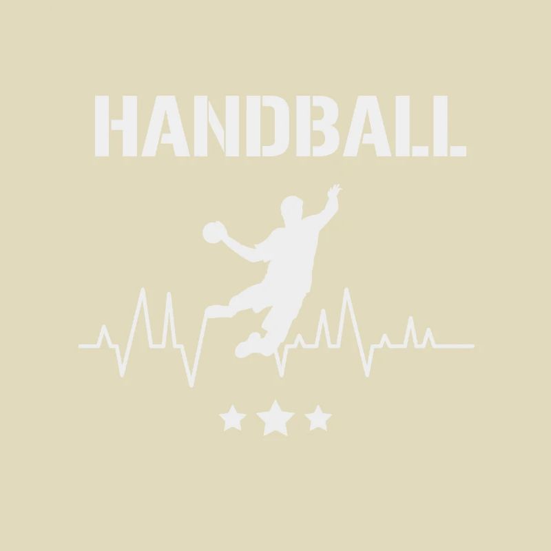 Handball ECG Heartbeat Pulse Jump Lancer