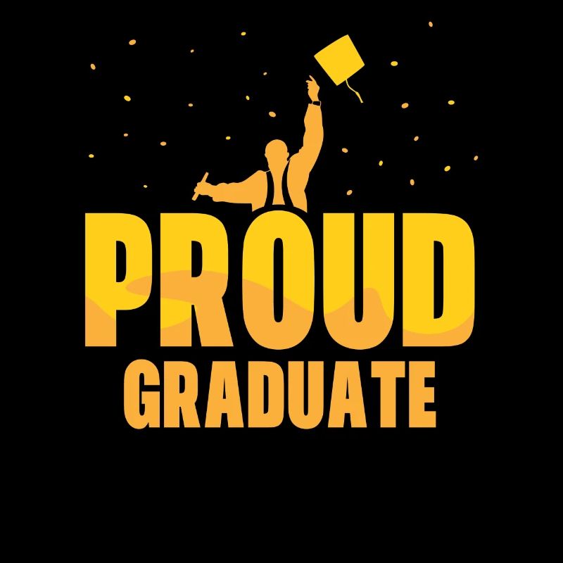 Stolzer Absolvent Graduiertenfest Graduierte