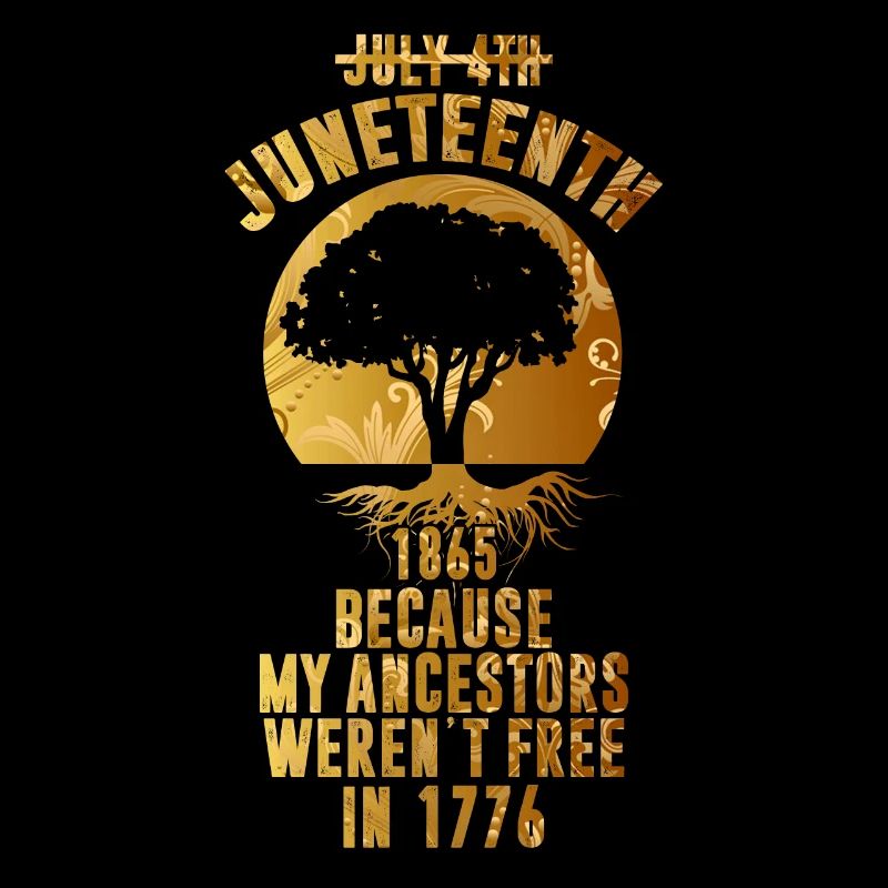 Juneteenth Day Mes ancêtres n’étaient pas libres en 1776