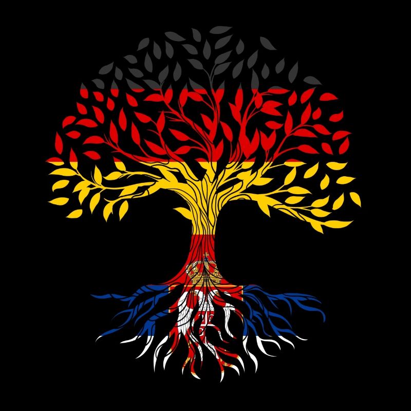 Wurzeln Baum Deutschland Serbien