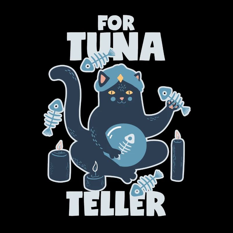 Fortune Teller Cat avec thon: Fortunateller