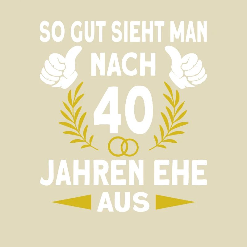 Rubinhochzeit 40 Hochzeitstag Ehemann Ehefrau