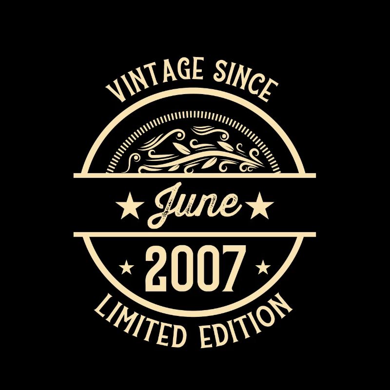 Geburtstag Vintage seit Juni 2007