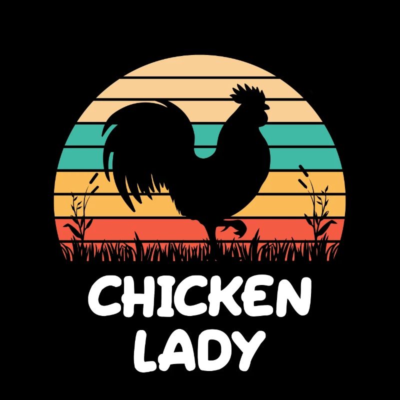 Dame au poulet