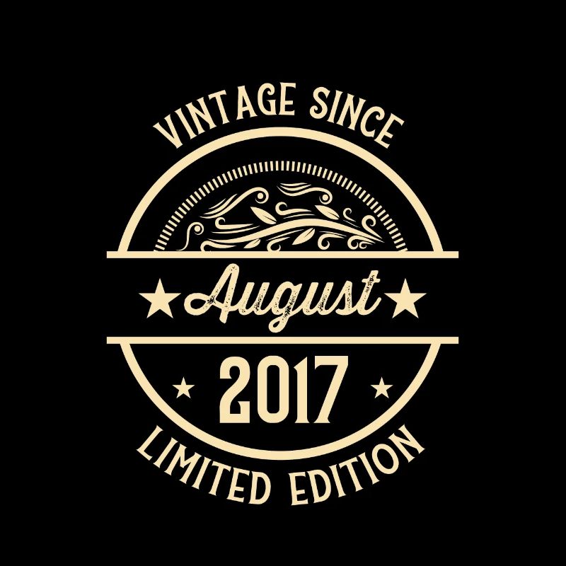 Geburtstag Vintage seit August 2017